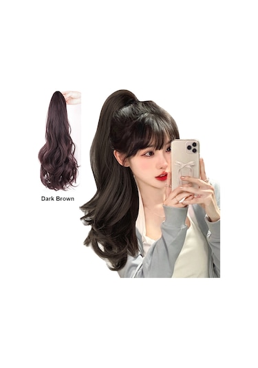 Mufunye Uzun Dalgalı Ponytail Saç Uzantısı: Gerçek Saç Görünümü Ve Rahat Tutturma İle Şıklık Katın
