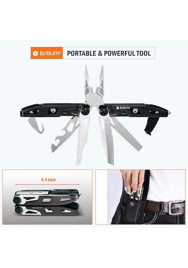 B/bury Çok Amaçlı Titanyum Pense - Dağcılık, Kamp, Avcılık,balıkç