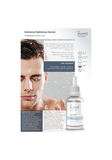 The Purest Solutions Yoğun Nemlendirme ve Dolgunlaştırıcı Serum 30 ML (Hyaluronic Acid %2 + B5)
