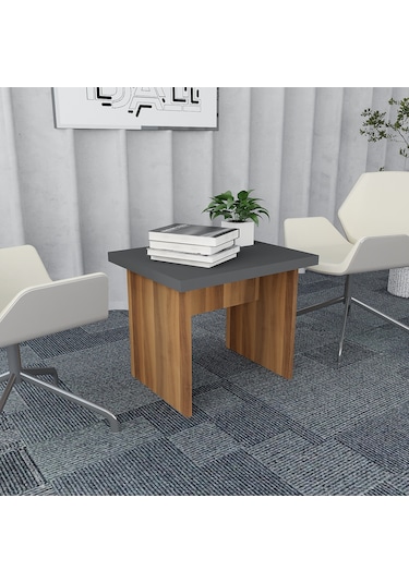 Asil 3'lü Ofis Takımı  Model 9 Ceviz Füme