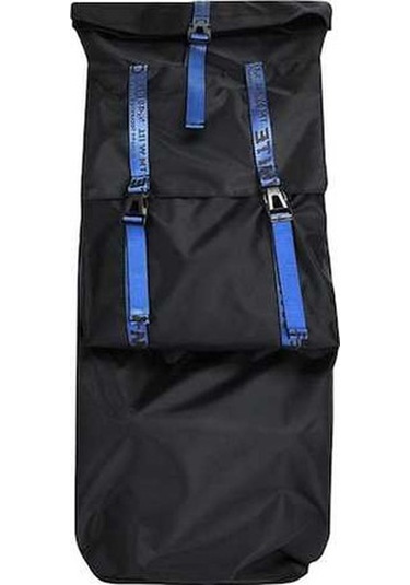 Pazly Suntek Kaykay Çantası Sırt Longboard Taşıma Mavi Dokuma Kumaş Çok Renkli