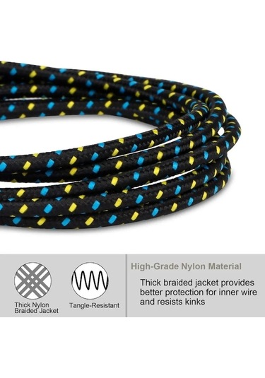 Tongxida 3m/2m/1m Mikro Usb 2.4a Hızlı Şarj & Veri同步 Kablosu - Rose Red - Mobil Cep Telefonu İçin