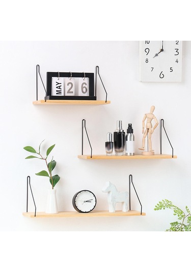 Suntek Duvar Depolama Raf Organizatör Rustik Çıkıntı Ahşap