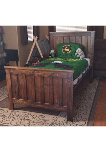 Masifart_Mobilya Masifart Cordota Tek Kişilik Ağaç Karyola