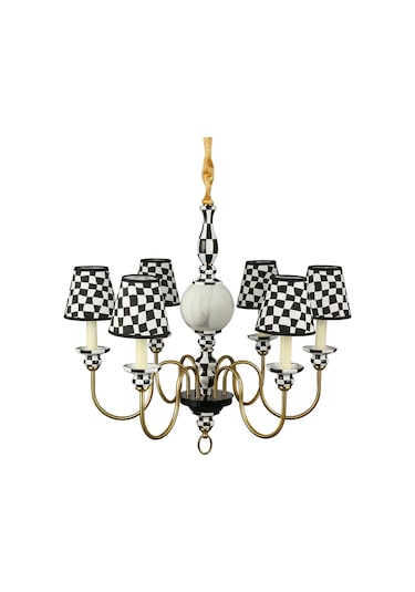 Vitale Dama 6'lı Avize Ay.vtpl-0161 Beyaz