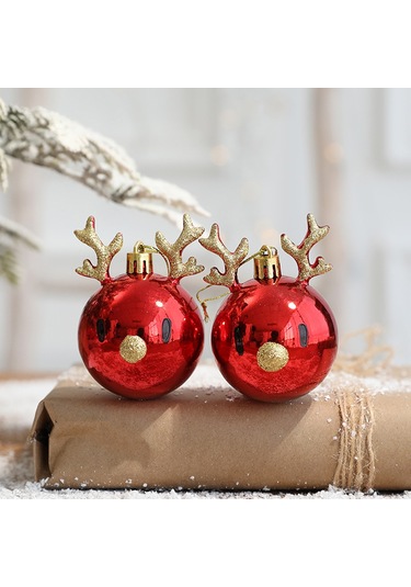 Noel Süsleri, Geyik Desenleri, Asılı Süsler, Noel Ağacı Süslemeleri İçin Parti Malzemeleri