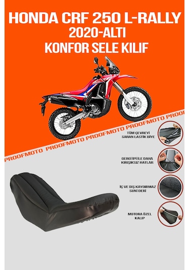 Honda Crf 250, 250l & Crf Rally 2022-altı Konfor Sele Kılıfı
