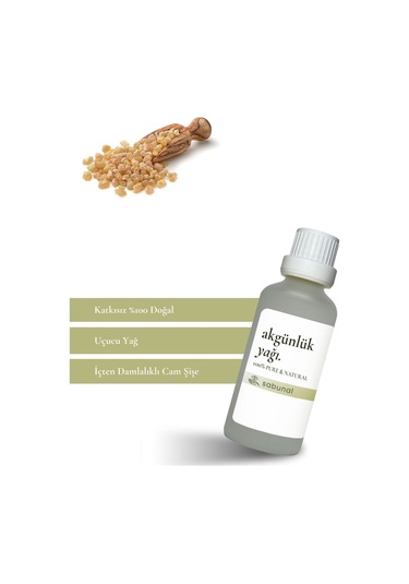 Sabunal Akgünlük Sığla Yağı 50 ML - Doğal Uçucu Cilt Bakım Yağı
