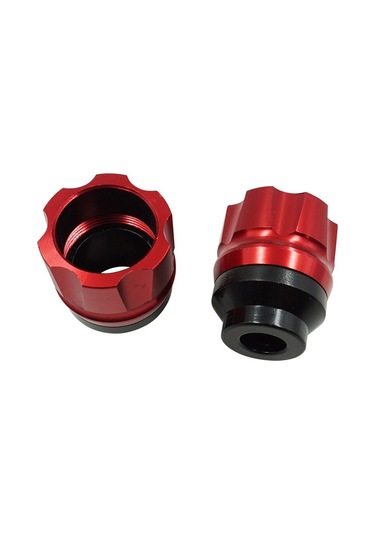 Cbtx Global 2 Çift Motosiklet Modifiye Aksesuarları Düşme Önleyici Fincan Cnc Çarpışma Önleyici Ön Çatal Bardak Kırmızı