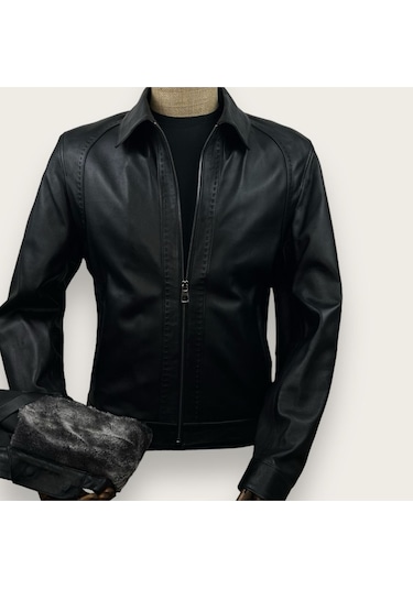 Always Leather Usta İşi Özel Dikim %100 Hakiki Deri 1803340004 Siyah