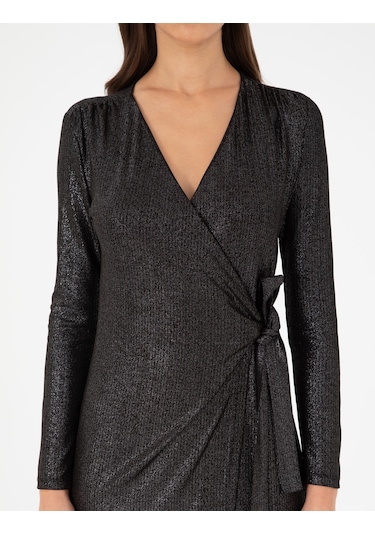 Pierre Cardin Kadın Siyah Elbise Örme 50296431-vr046 Siyah