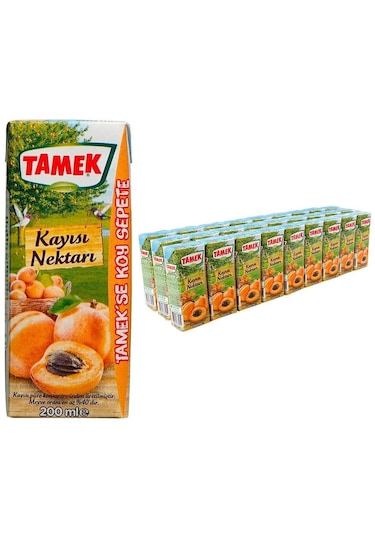 Tamek Kayısı Nektarı 200 Ml X 27 Adet