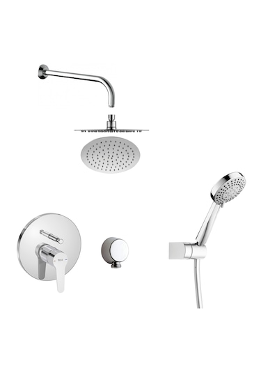 Roca Banyo Ankastre Set Krom