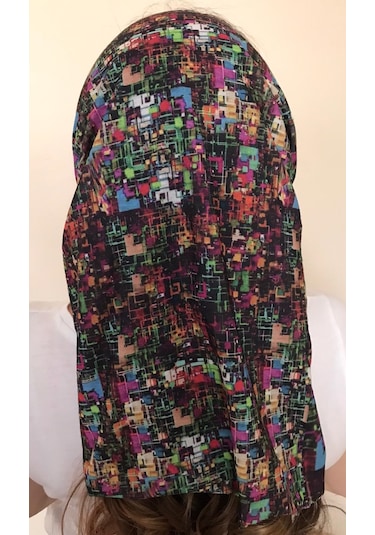 Paytak Moda Kurukafa Skull Renkli Desenli Bandana Kafa Bandı