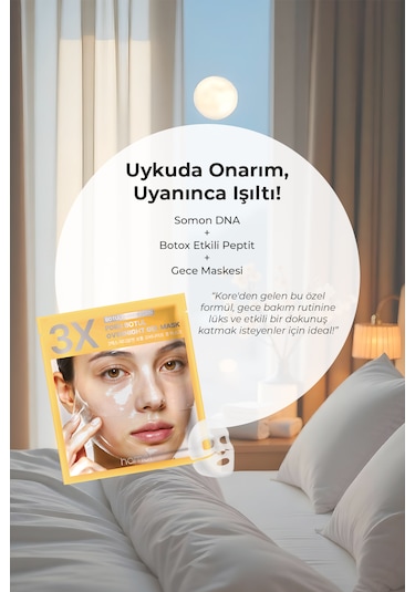 Pdrn Botul Overnight Mask Cilt Yenileyici ve  Kolajenli Jel Maske