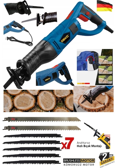 Deko DK5091 4800W Tilki Kuyruğu Testere