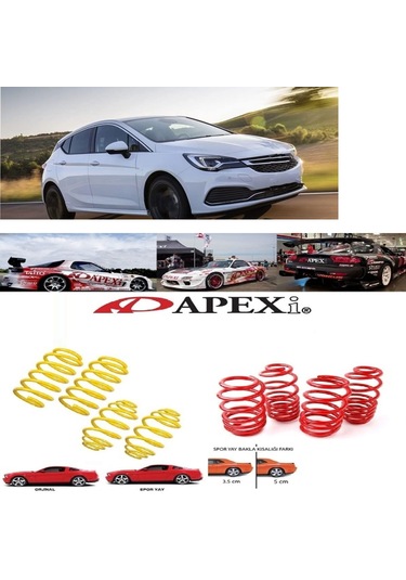 Opel Astar K 2017-2021 Apexi 4.5 Cm Helezon Spor Yay