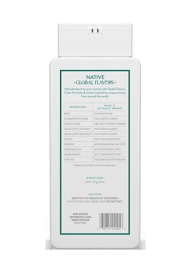 Native Moroccan Mountain Sage Duş Jeli 532ml Diğer