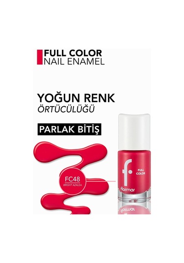 Flormar Oje - Full Color Nail Enamel Fc48 Bright Azalea 34000014-fc48