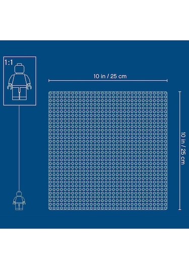 Classic Mavi Zemin Plakası 25 25 Cm Sert Taban  İle Uyumlu Yapı Blok Platformu