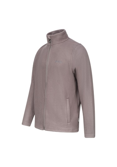 2as Cork Tam Fermuarlı Erkek Polar Sweatshirt Antrasit 001