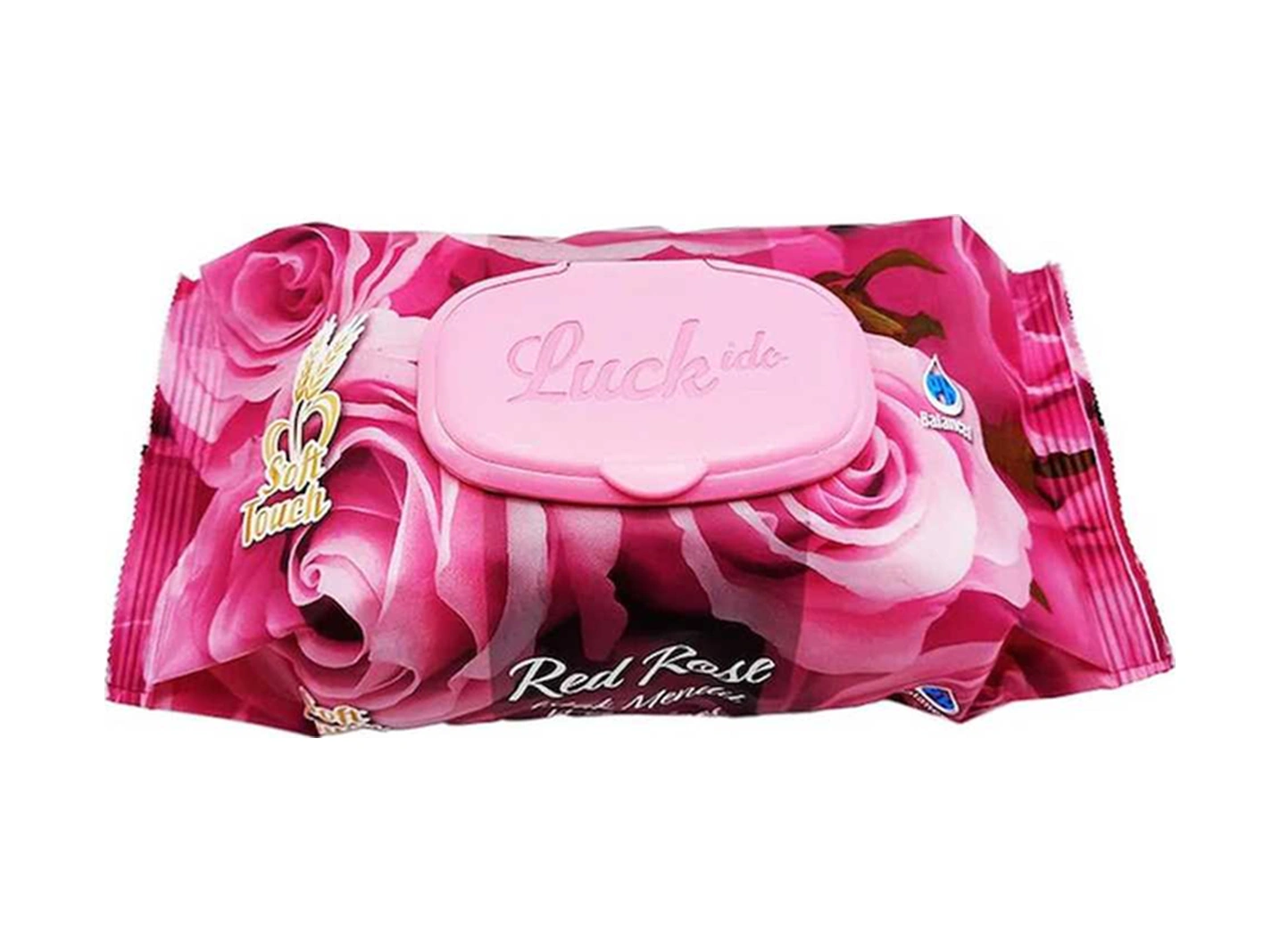 Red Rose Islak Havlu Mendil 90 Adet Kapaklı Gül Kokulu 12'li Set 1080 Yaprak