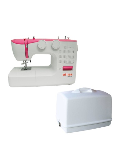 Elmas 990P Dikiş Makinesi Pembe + Uzatma Tabla + Çanta