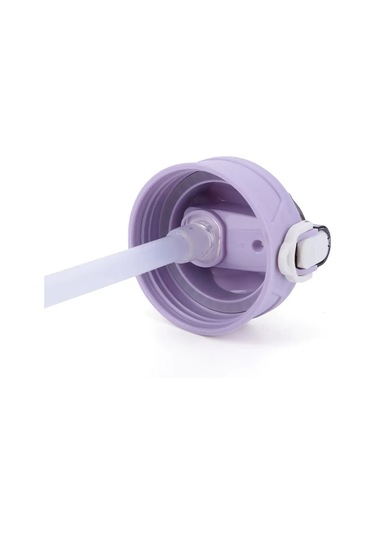 Ximistore9 800 Ml Mor Spor Su Bardağı: Cam Gibi Şeffaf, Tüp Lüleli, Isı Dayanıklı, Atlanır Kapaklı Ve Taşıma Koluyla Plastik Spor Kupa