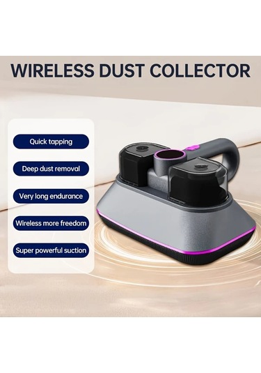 Honeybeeshop El Tipi Süper Güçlü Kablosuz Yatak Vakumu Tip B Usb Şarjlı Evcil Hayvan Tüyü Temizleyici