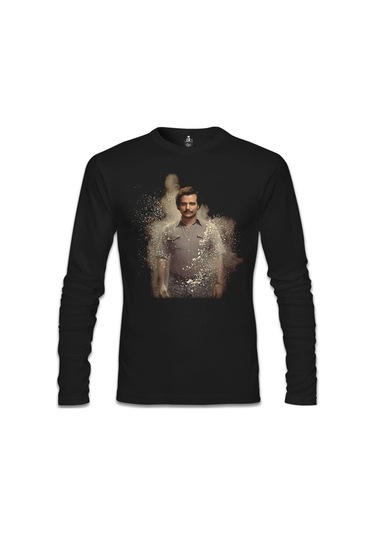 Narcos - Pablo Escobar Siyah Erkek Sweatshirt
