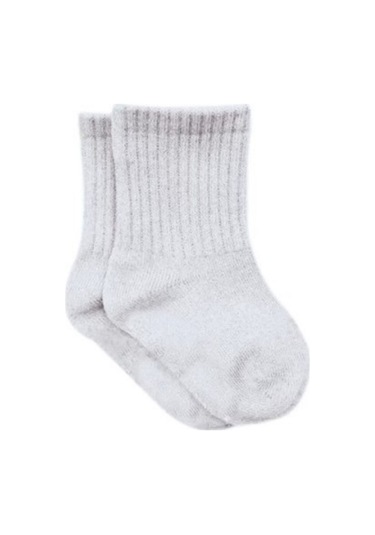 Bistyle 6'lı Basic Penye Çorap 10101 Gri