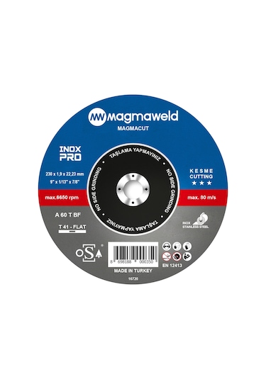 Magmacut Inoxpro Kesme Taşı -230 X 1.9 X 22 mm