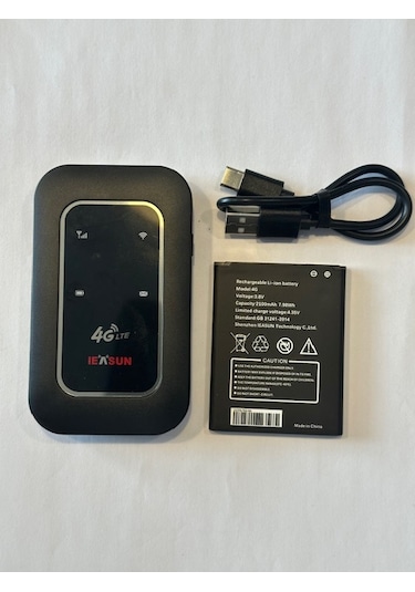 Şarjlı Sim Kartlı Modem Taşınabilir Sim Kartlı Modem 4g Lte Mobile Modem