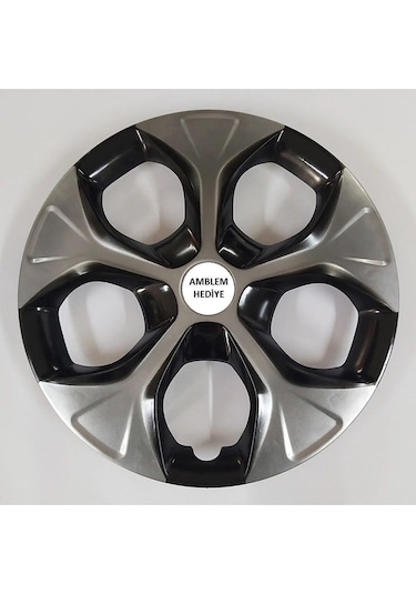 Renault 15 Inc Gri Siyah Renkli Jant Kapağı Kırılmaz Reno 5310çiftrenault