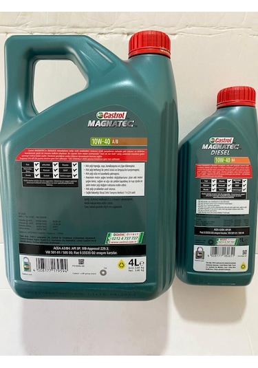 Castrol Magnatec 10W-40 B4 Motor Yağı 4 L + 1 L