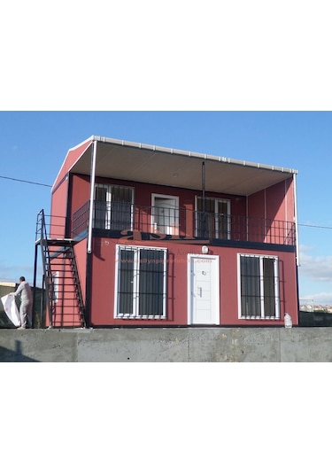 84 M² 63+21 M² 2 KatlıÇatı Verandalı Dış Betopan İç Pvc Konu
