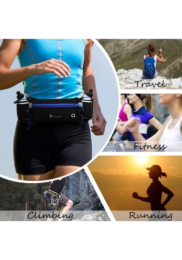 Maoyaya Koşu Spor İçin Su Matarası Bel Çantası - Unisex Çok Renkli Çok Renkli