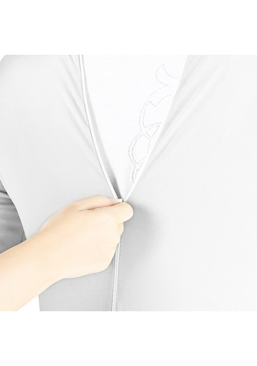 Lemestar Beyaz Klorlu Tek Parça Fotoğraf Stüdyosu Kumaş Kıyafeti, 160cm, Kırpma İçin Uygun Giyim