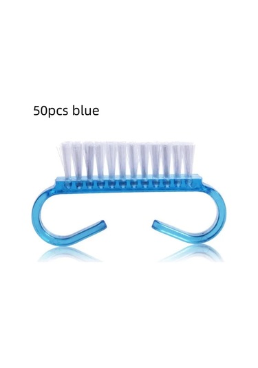 10/20/50/100 Adet Kolu Kavrama Tırnak Fırçası Tırnak Fırçalama Temizleme Tırnak Fırçaları Temizleyici Tırnak Scrubber Toplu Erkekler Kadınlar İçin Ordu Yeşil