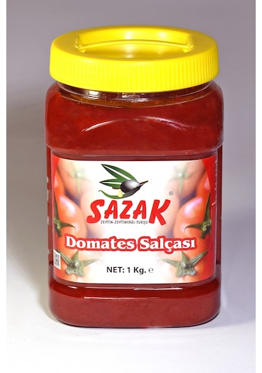 Sazak Ev Yapımı Katkısız Doğal Domates Salçası 1 KG