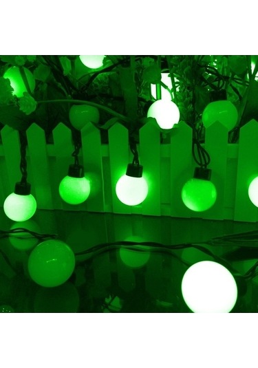 Fastbuy 4m Led Dekorasyon Işığı, 3x Aa Pil, 3 Modlu Yeşil Işık, Ev Dekorasyonu İçin Uygun Diğer