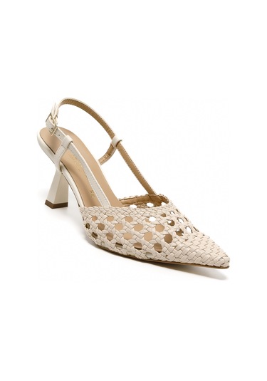 Topuklu/ Stiletto Kadın 3063008 Nacree Trecc Capra Burro Burro Bej