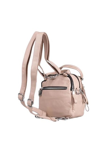 Kriste Bell Yumuşak Deri Sırt Ve Çapraz Çanta Siyah