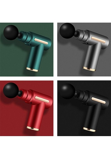 "taşınabilir 6 Hızlı Derin Doku Masaj Aleti - 4 Başlıklı, Sessiz Ve Şarj Edilebilir" Çok Renkli Çok Renkli