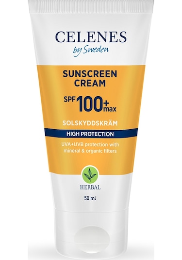 Celenes By Sweden Herbal Koruyucu Güneş Kremi SPF100 Max 50 ML