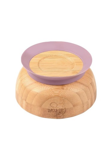 Citron Vakum Tabanlı Organik Bambu Kase Seti - Blush Pink 1073612