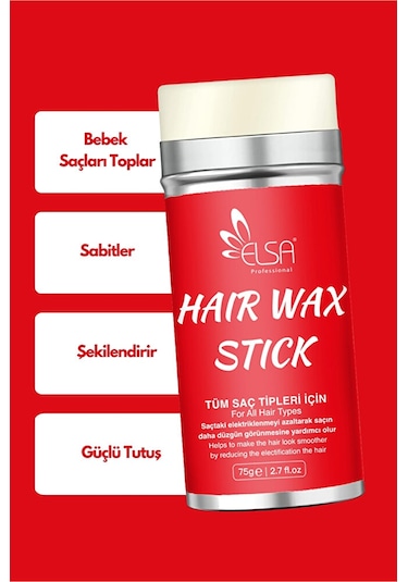 Professional Hair Wax Stick 75gr - Saç Sabitleyici