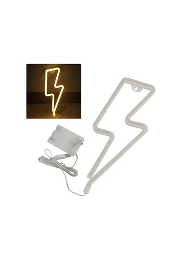 Soulader Usb İle Çalışan Neon Işık Tabela Dekorasyon Ürünleri Beyaz