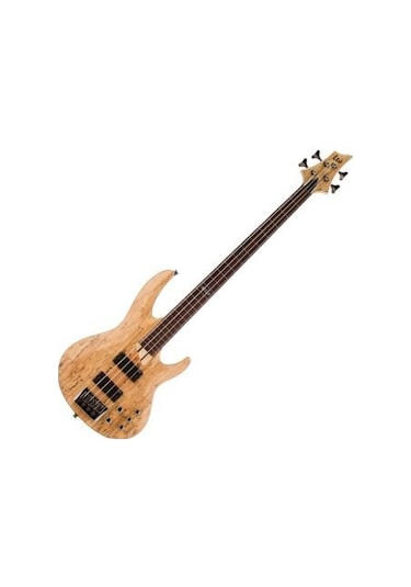 Esp Ltd B-204 Spalted Maple Natural Bas Gitar