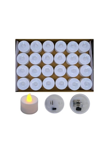 Pilli Mum 1.8cm 24'lü Paket Renkli